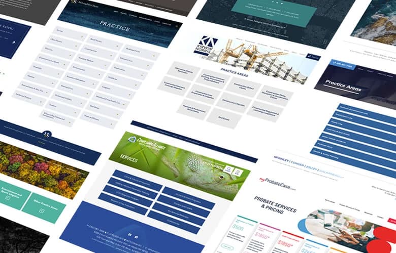 Bespoke law firm website design